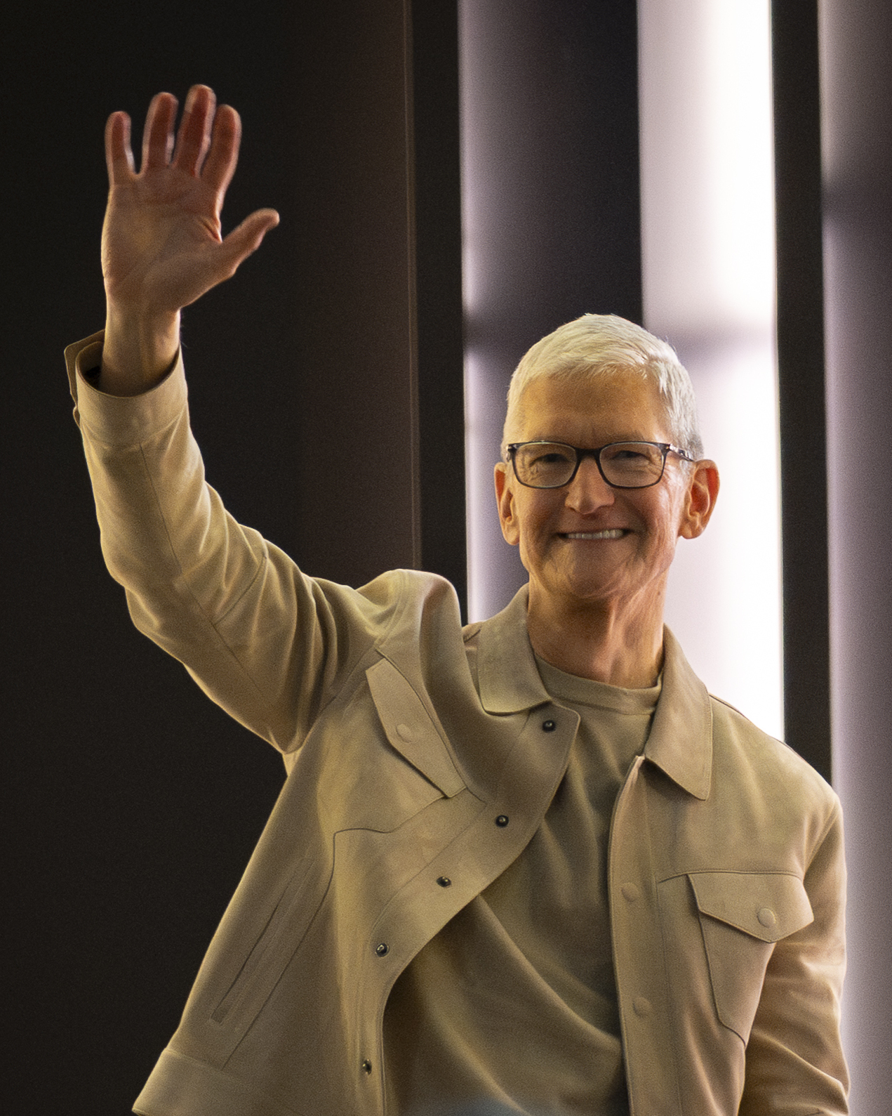 Tim Cook at Apple's 50th anniversary event in March 2026.